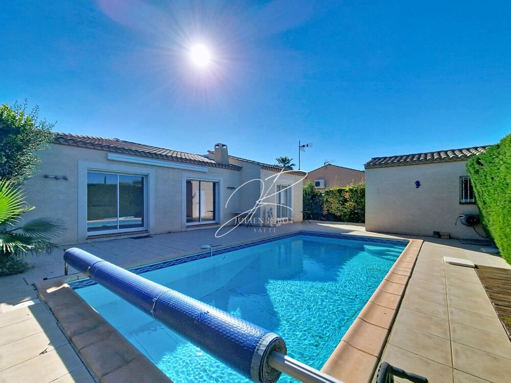 Vente Maison Villa T5 4 chambres 142 m² piscine Sauvian