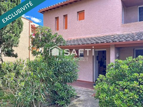   Coup de c�ur � Port Fitou : d�couvrez ce charmant T2 meubl� avec jardin, terrasse et vue sur le Canigou, dans un domaine s�curis Appartement - 2 pi�ce(s) - 35 m�