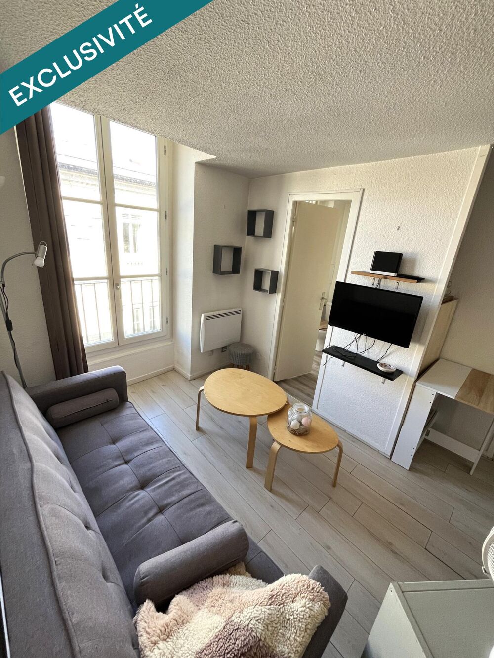 Vente Appartement Bordeaux centre – Le charme de la pierre, le calme en plus ! Bordeaux