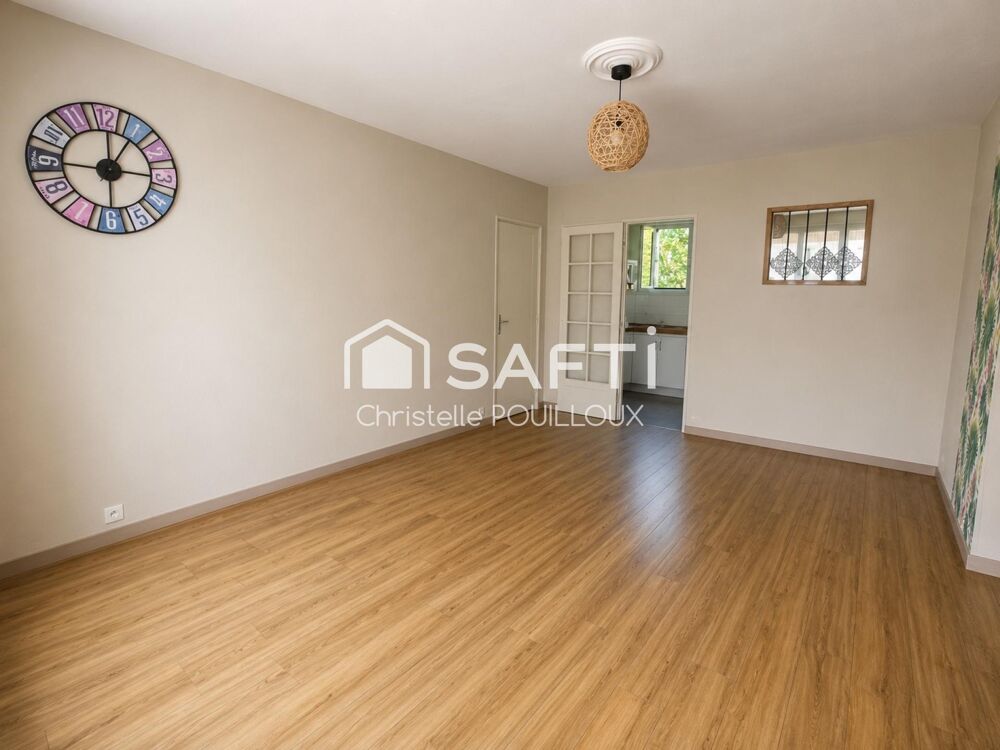 Pavillon de plain pied, 3 chambres, jardin et sous sol