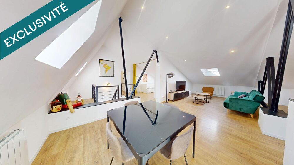 Vente Appartement Cernay – Duplex 115 m² entièrement rénové – Esprit loft industriel Cernay