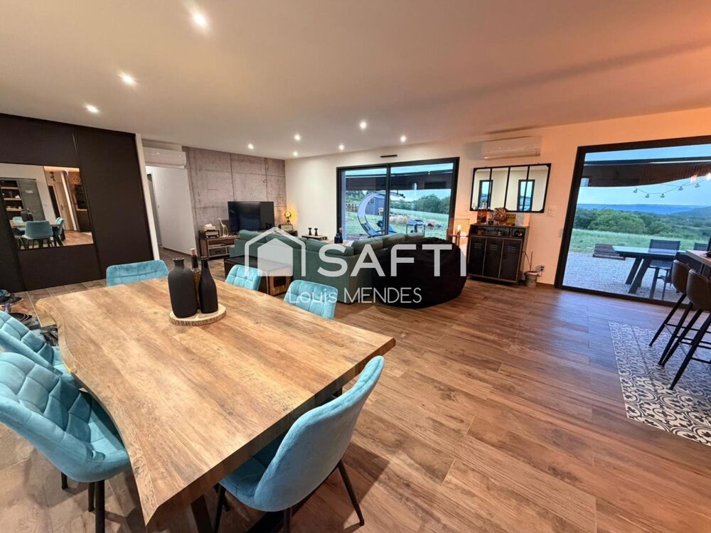 Propriété maison contemporaine de 193 m2, studio séparé, terrain de 5085 m²
