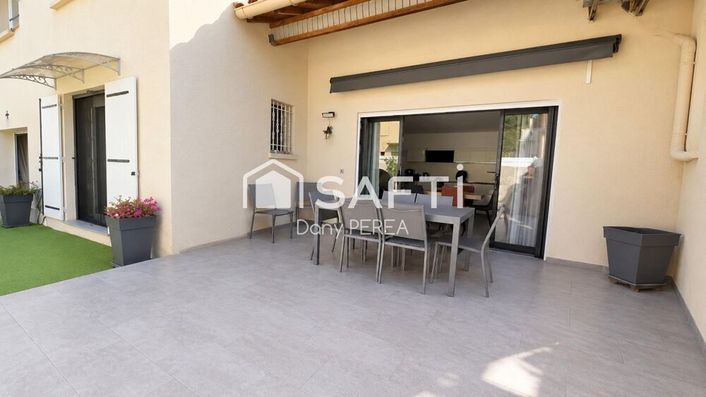Appartement avec jardin terrasse et garage à deux pas de la mer.