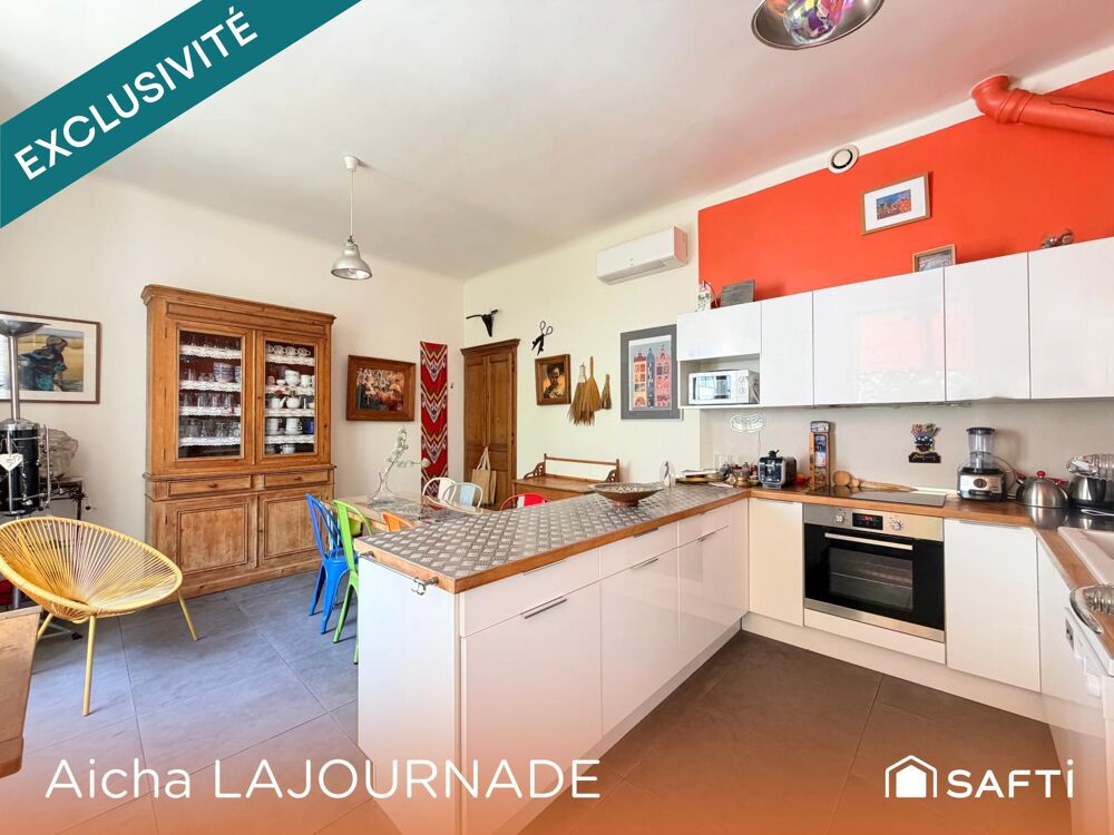 Maison de ville 86m2, 2/3 Ch, terrasse et cour!
