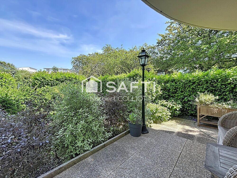 Rez de jardin de 101m2, terrasse, 2 parkings