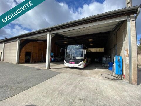 4 B&acirc;timents 1125 m&sup2; + Terrain 11 701 m&sup2; (AUBIN - AVEYRON) 480000 12110 Aubin