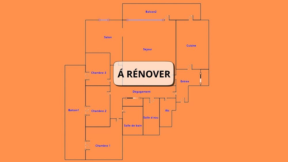 Vente Appartement � R�NOVER - 100m2, balcon, cave, parking Le bouscat