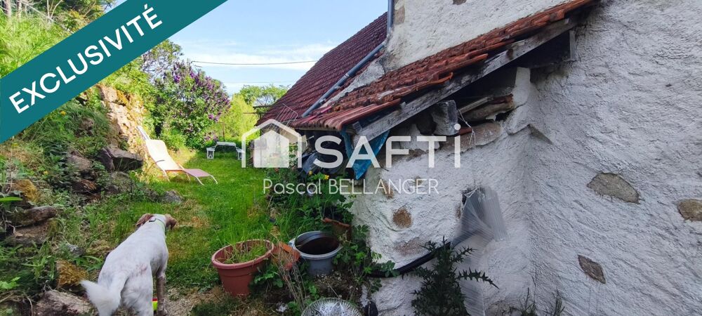Rare : Maison en pierre habitable + grange attenante dans un site naturel classé des Gorges de la Sioule. Le charme de l'ancien