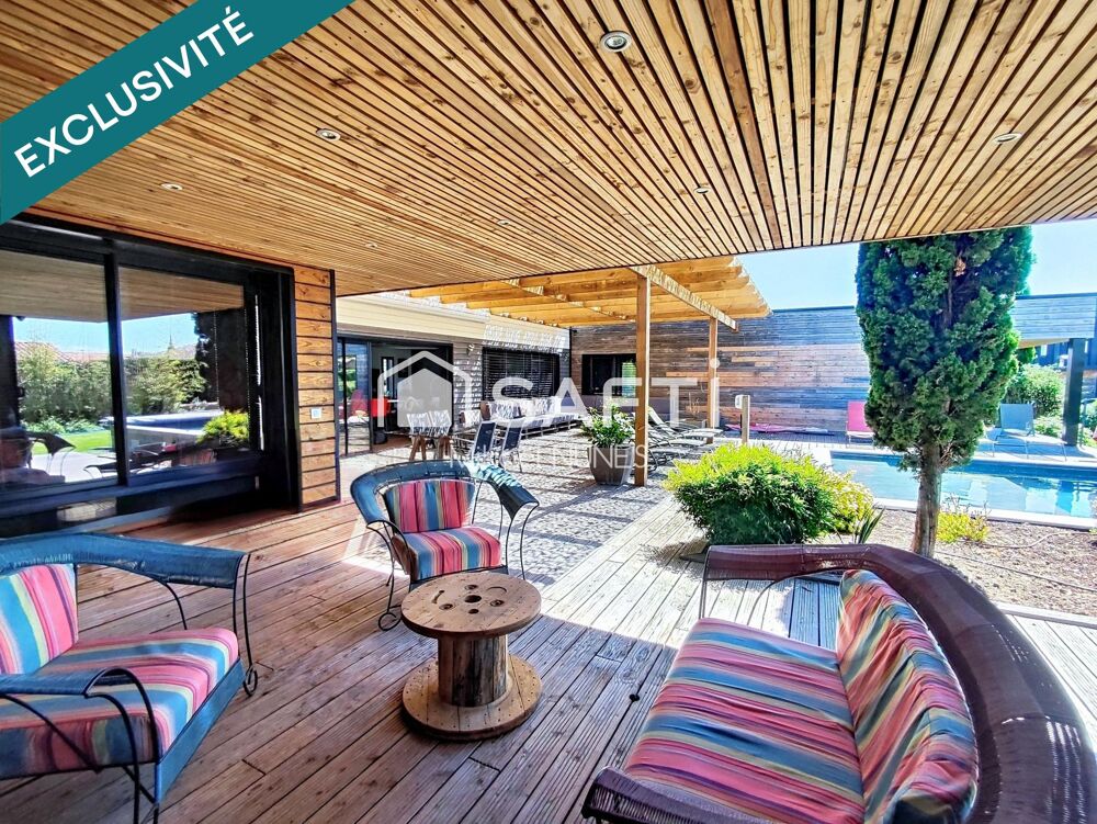 LHERM - Maison T7 de 280 m² - Piscine - 5 chambres.