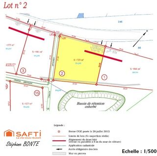  Terrain à vendre 723 m²