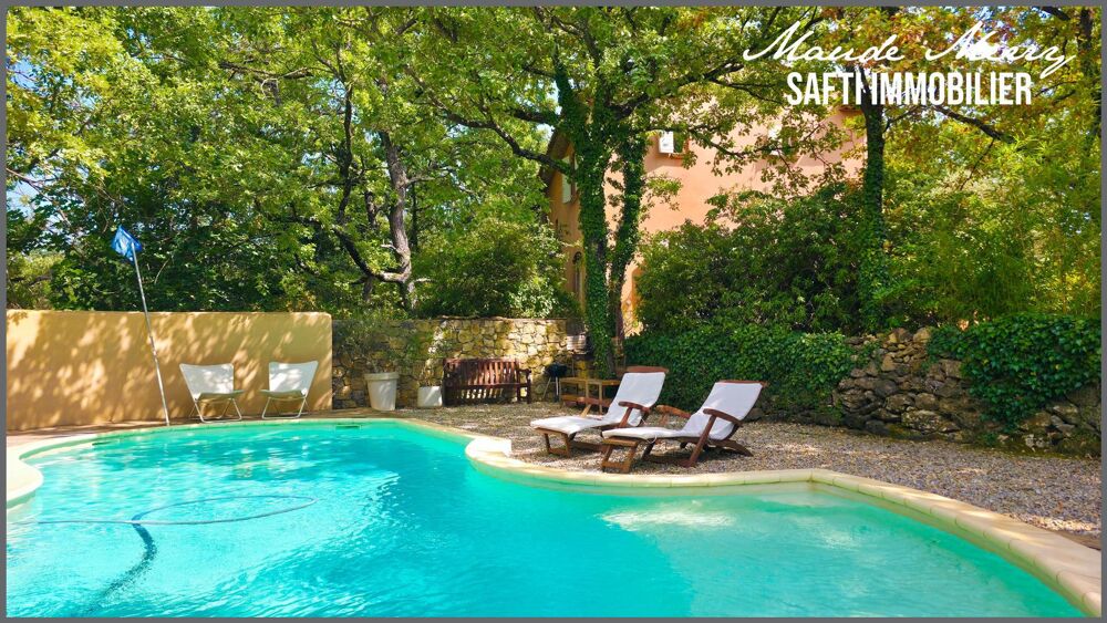 Vente Maison Mas provençal au charme de 160 m2 - 4 chambres + une indépendante - piscine DIFFAZUR - abri-voiture - terrain de 2600 m2 clôturé Gareoult