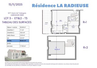  Appartement � vendre 3 pi�ces 66 m�