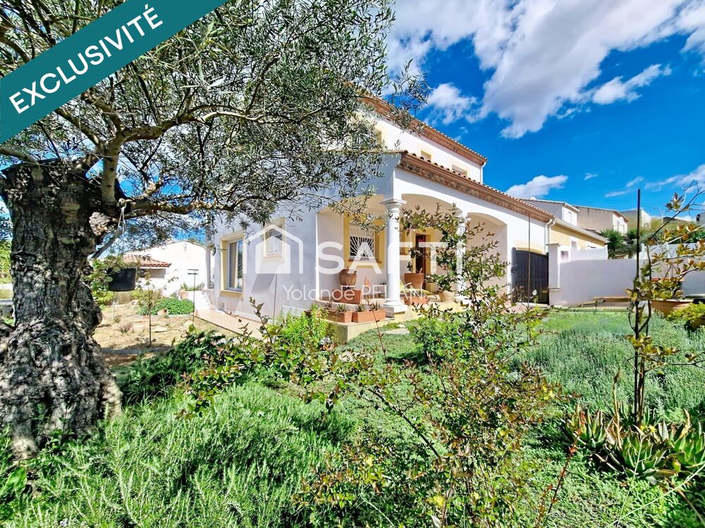 Vente Maison Maison de 2011, 4 chambres, garage, sous sol de 45 m² sur terrain de 380 m² Beziers