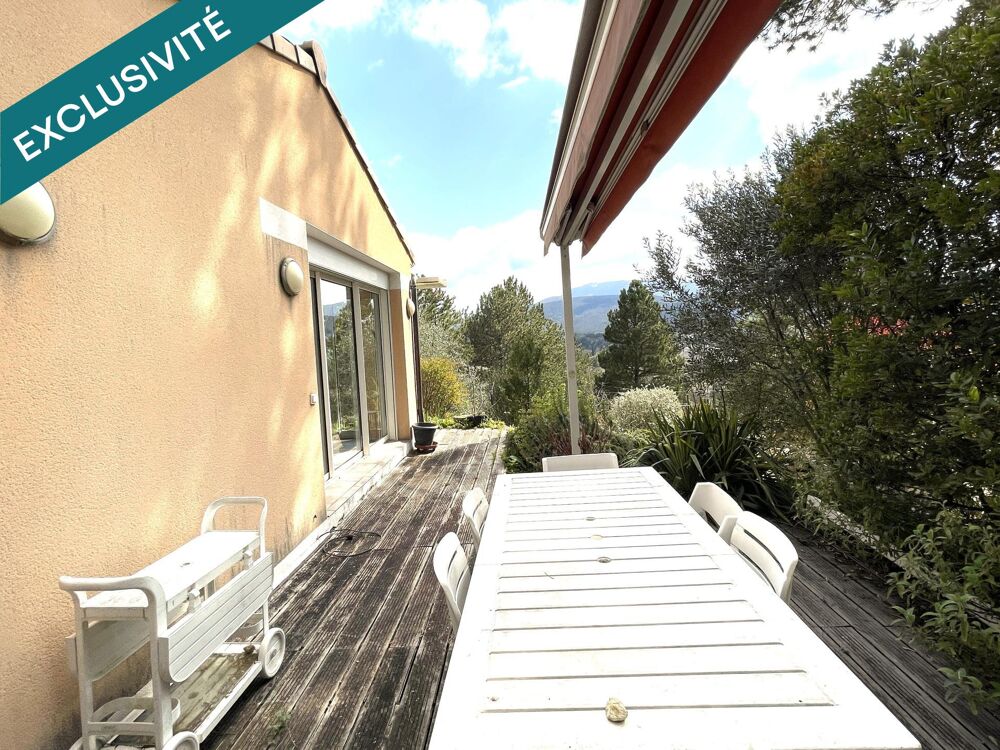Vue et très bel environnement pour cette maison à Dieulefit