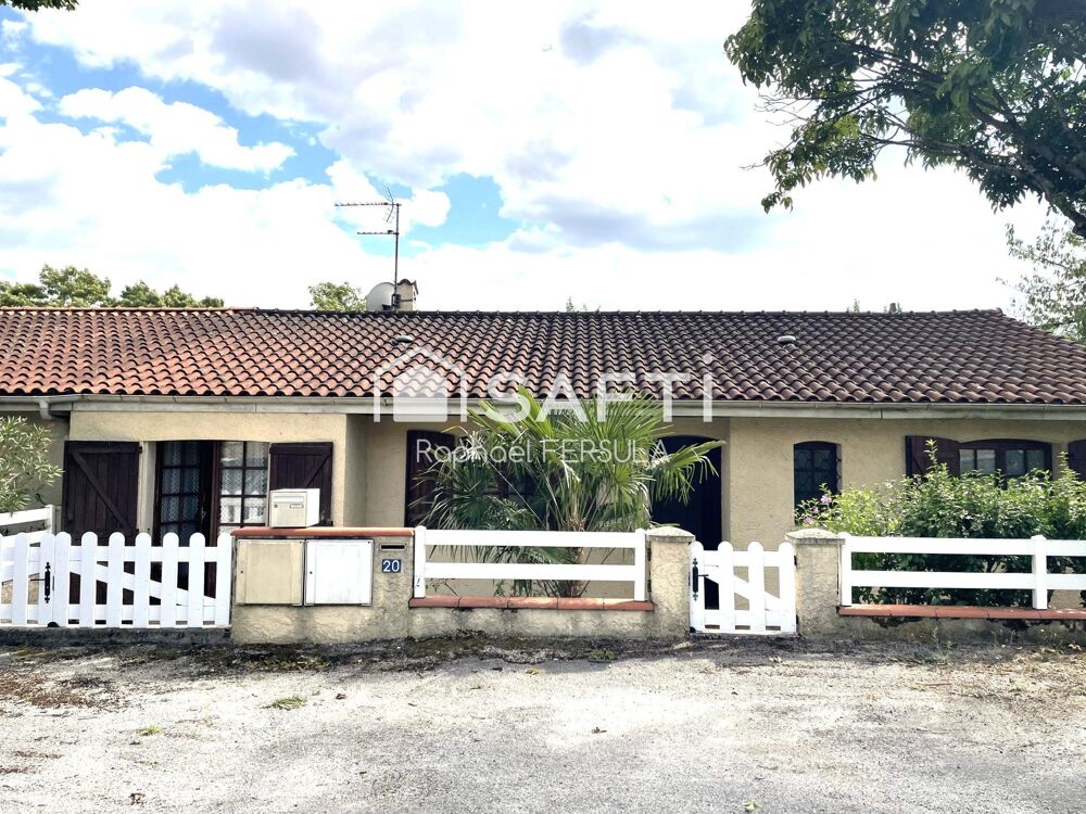 Pavillon T4 de plain-pied sous-sol complet