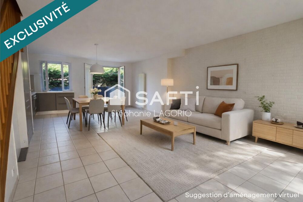 Vente Maison Duplex T3 lumineux avec jardin intimiste Saint-sauveur
