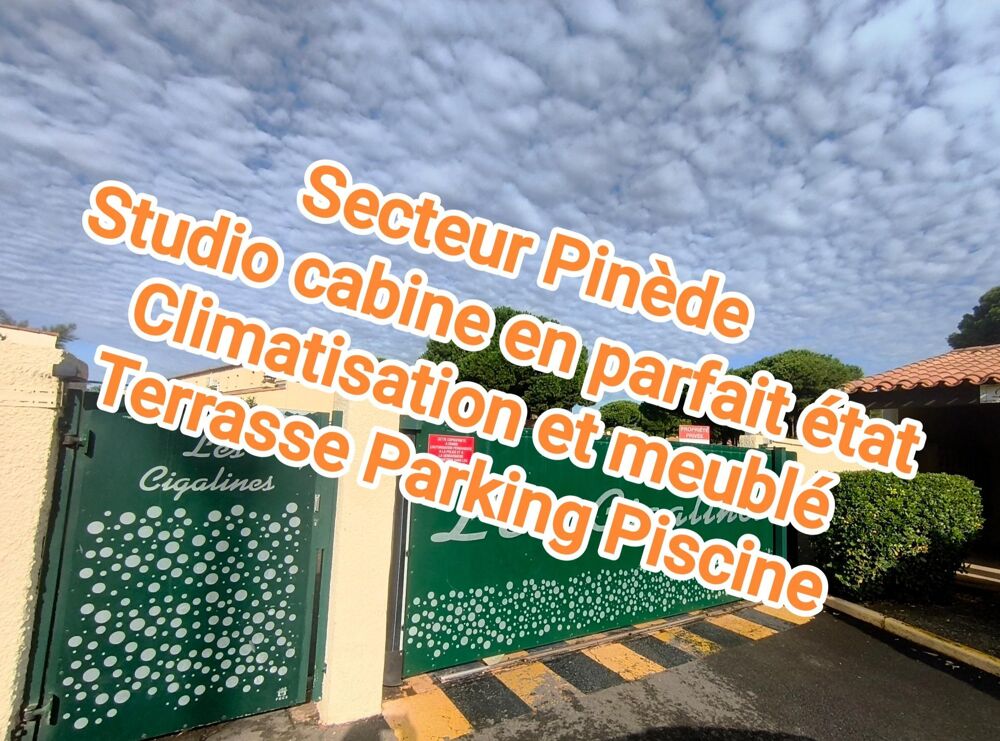 Vente Appartement Secteur Pinède - Proche Village Naturiste Cap d'agde