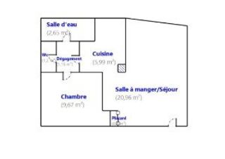  Appartement � vendre 2 pi�ces 42 m�