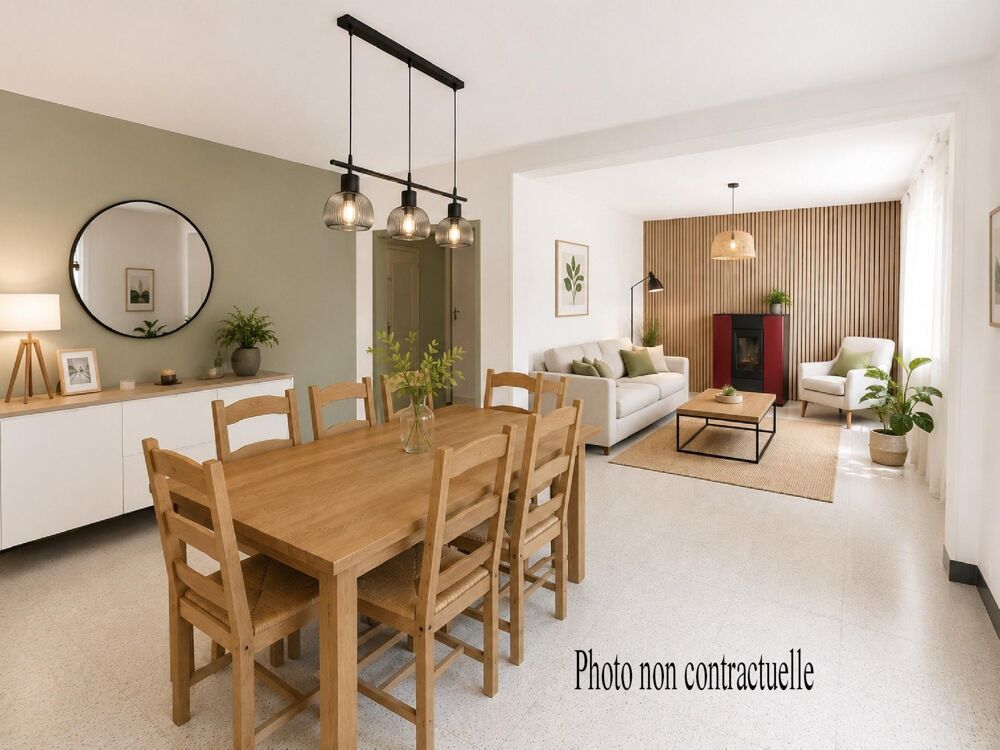 Grande maison, 4 ch, potentiel, poêle granulé, puits
