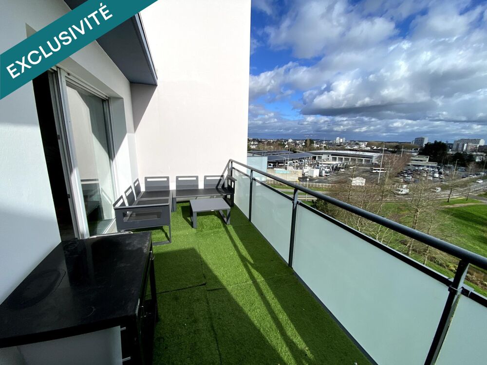 Vente Appartement Lorient – Kerfichant | T3 de 60 m² avec terrasse et garage Lorient