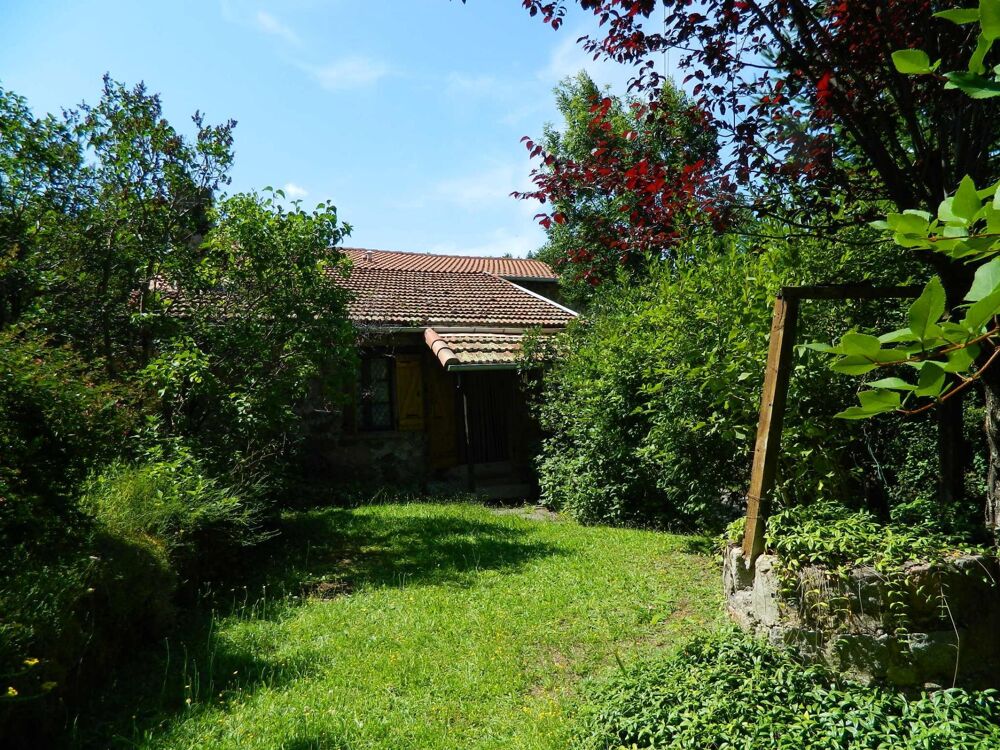 Vente Maison Authentique maison ardèchoise en pierre de 112m², terrain de 1180m² attenant et source Saint-jean-roure