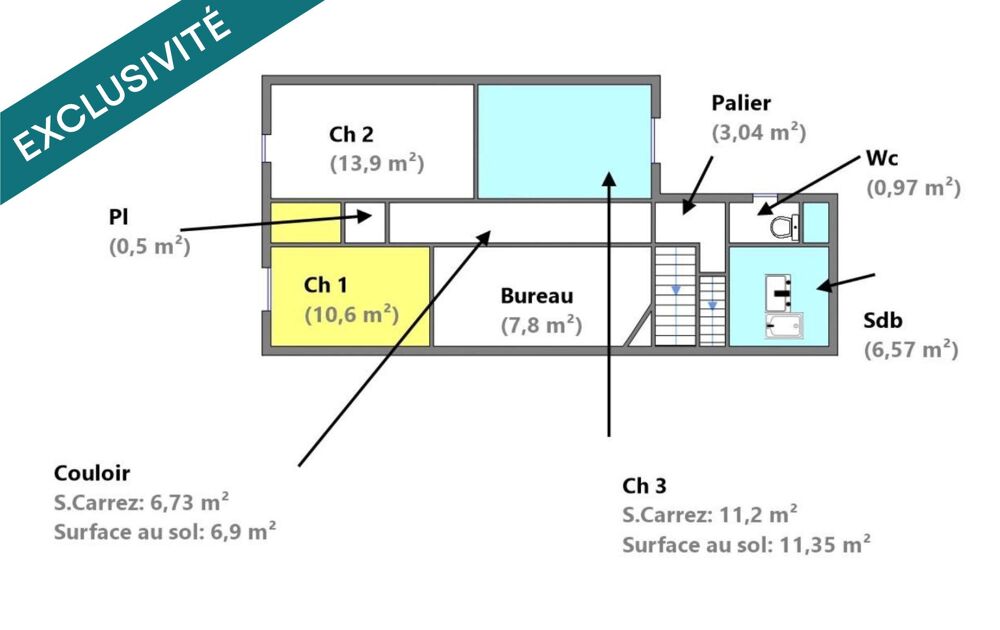 Maison de ville rare avec rooftop  Aubervilliers