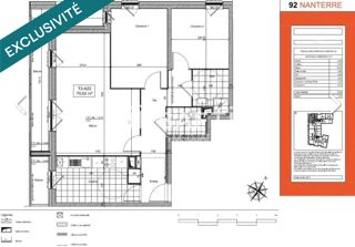  Appartement � vendre 3 pi�ces 70 m�