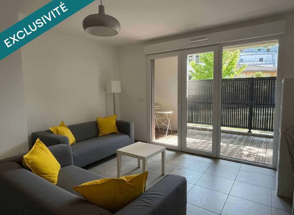 Vente Appartement T3 standing avec terrasse, métro et parking Toulouse