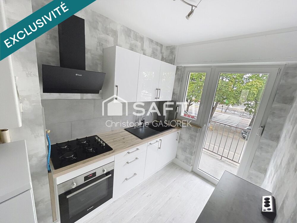 Appartement F3 avec garage, cave et balcon