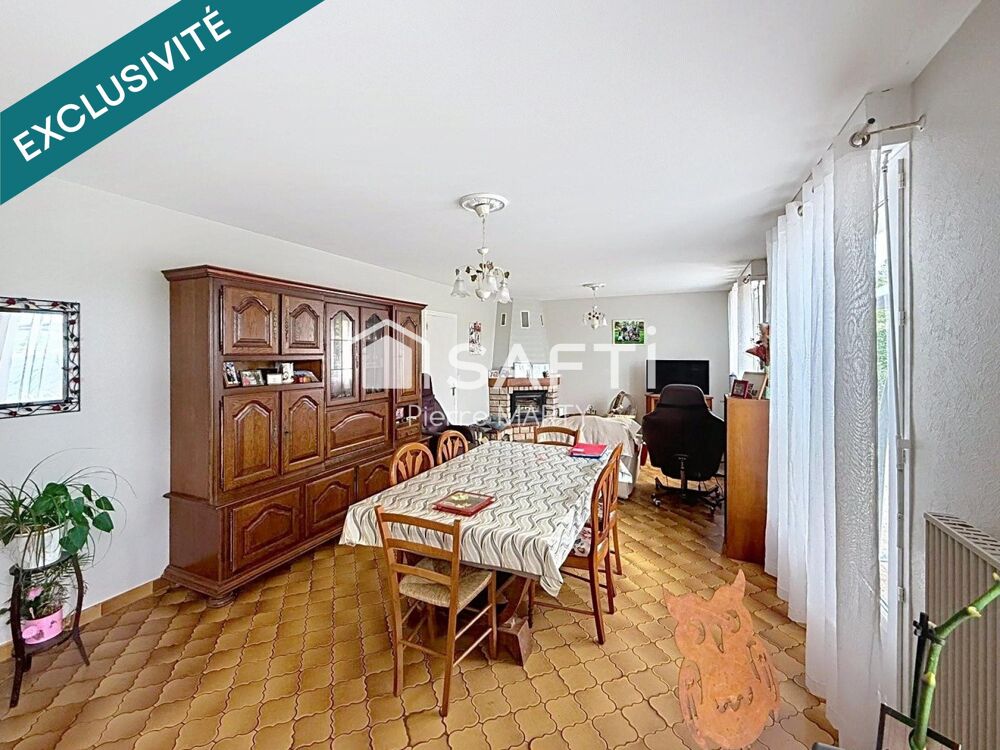 Maison 119 m² | 3 chambres | Sous-sol complet | Terrain 1 221 m²
