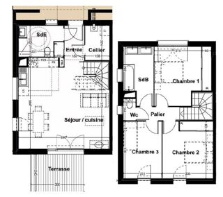  Maison � vendre 4 pi�ces 92 m�