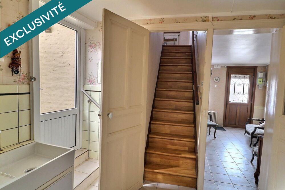 Maison proche centre-ville, semi-mitoyenne, 3 chambres, jardin .