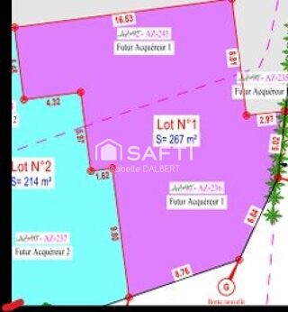  Terrain � vendre 267 m�
