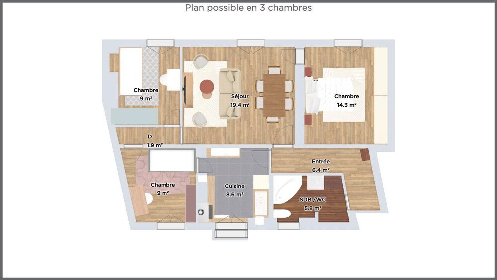 à vendre  Appartement Paris 17