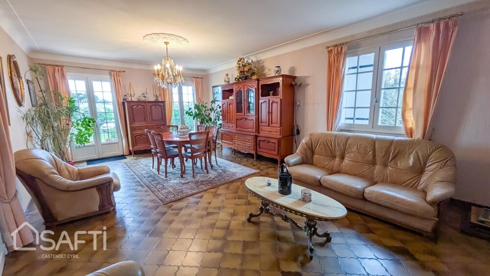 Vente Maison BEAU JARDIN ET PLUS DE 160 M² DE GARAGES ET SOUS SOL AMENAGE Brax