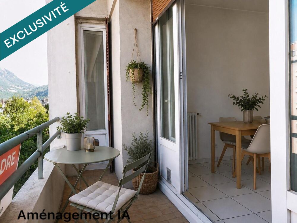 Vente Appartement Appartement lumineux avec balcon, beaux volumes, cave et ascenseur – 5ème étage Grenoble