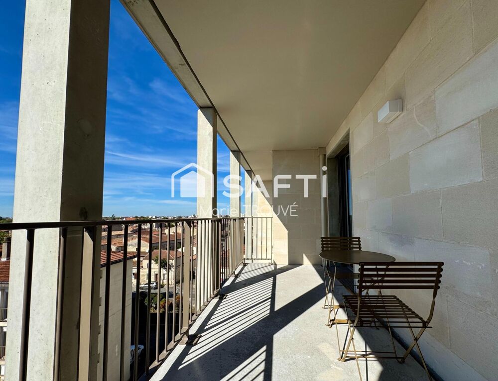 Vente Appartement APPARTEMENT T2 MEUBLÉ AVEC TERRASSE ET PARKING – QUARTIER GARE SAINTJEAN Bordeaux