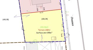  Terrain � vendre 195 m�