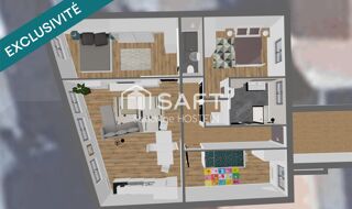  Appartement � vendre 5 pi�ces 87 m�