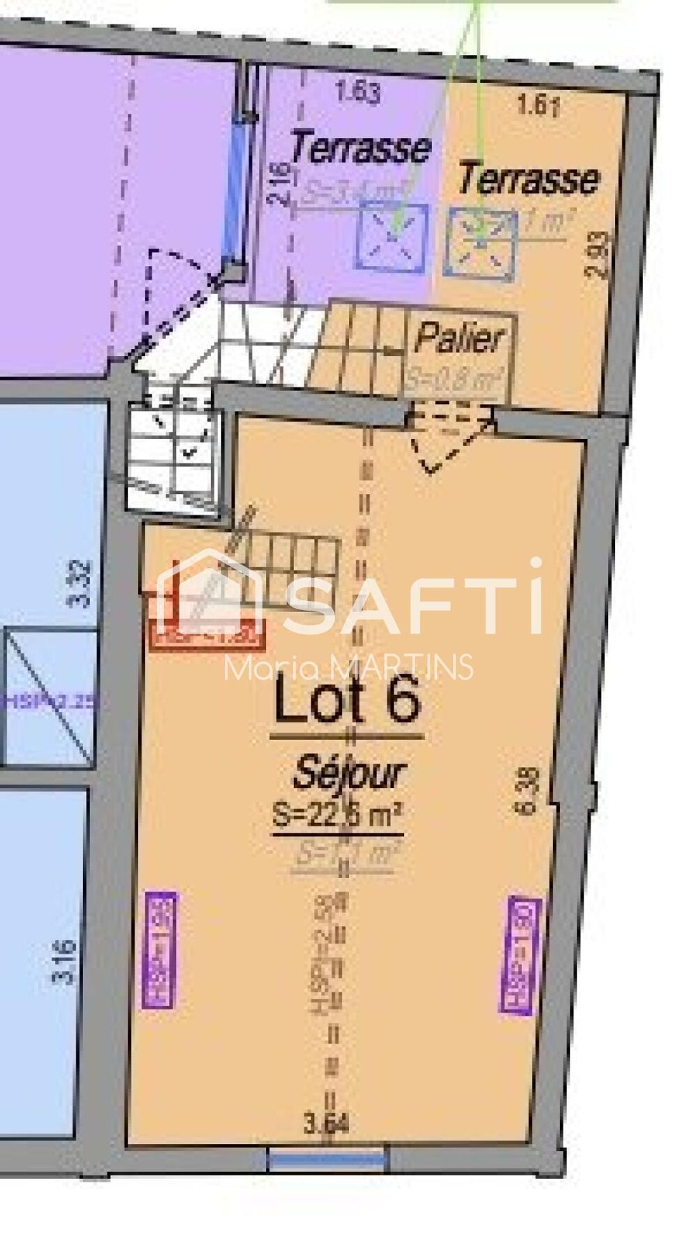 BORDEAUX BASTIDE - DUPLEX A RENOVER AVEC TERRASSE - BEAUX VOLUMES ET FORT POTENTIEL