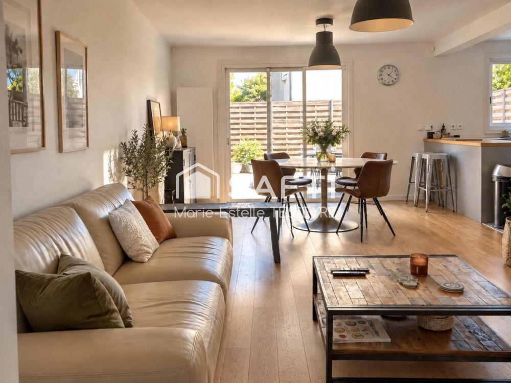 Vente Maison Eysines, aux portes du Bouscat Maison T4 – 82,19 m² – 3 chambres – Terrasse 50 m² – Garage 15m²– Climatisation Eysines