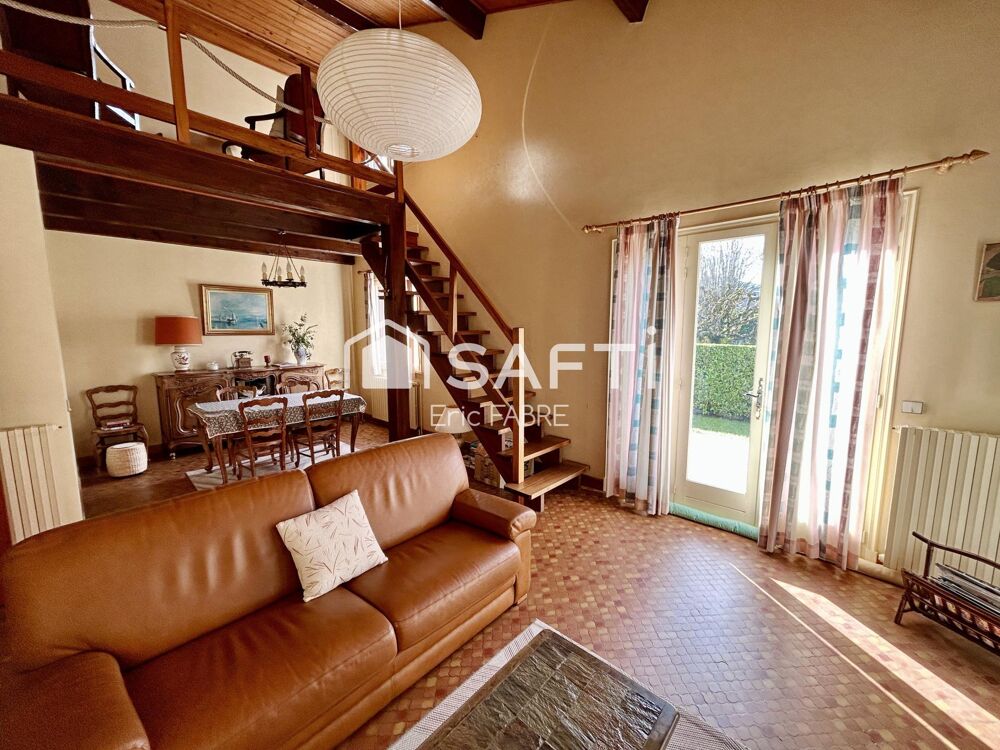 Vente Maison Maison salon salle manger 3 chambres, mezzanine, sous-sol complet, jardin, terrasse, garage Aussillon