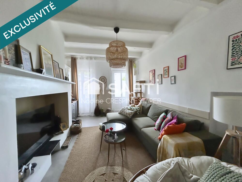 Vente Maison R2ALVILLE, entre Montauban et Caussade– Maison de village rénovée, 3 chambres, aucun travaux ! Realville