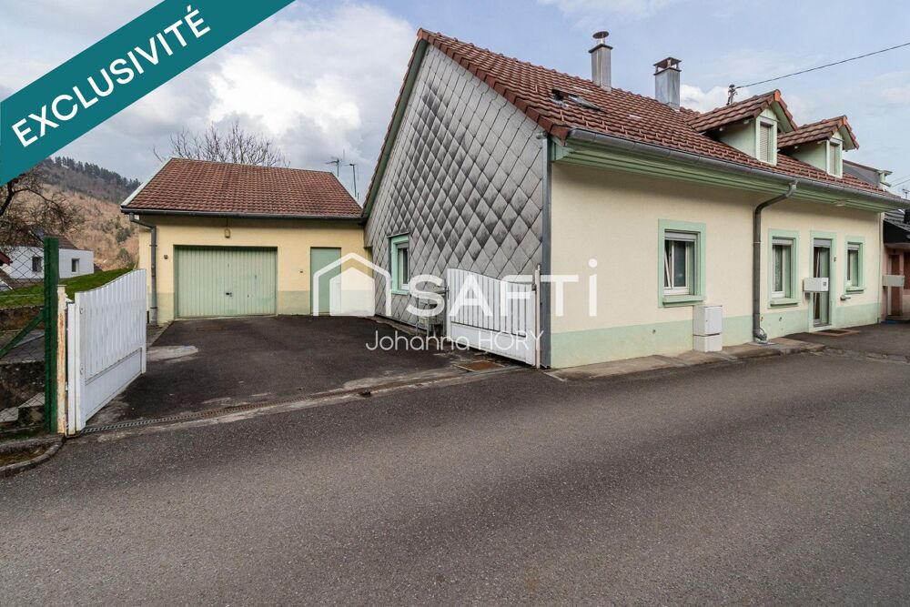 Maison Mitoyenne à fort potentiel au calme, 95 m² sur 8 ares de terrain