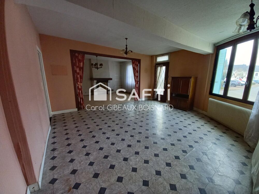 Maison de ville de 113m² en centre ville, mitoyenne, 3 chambres