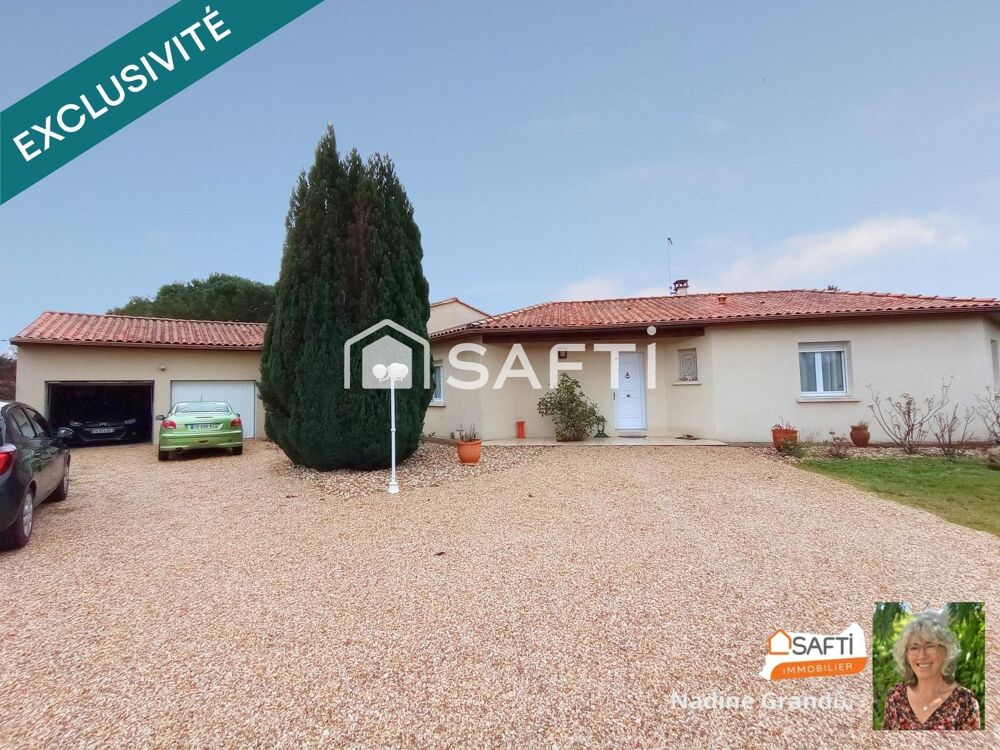 Véritable plain-pied - Chauffage au sol - Double garage