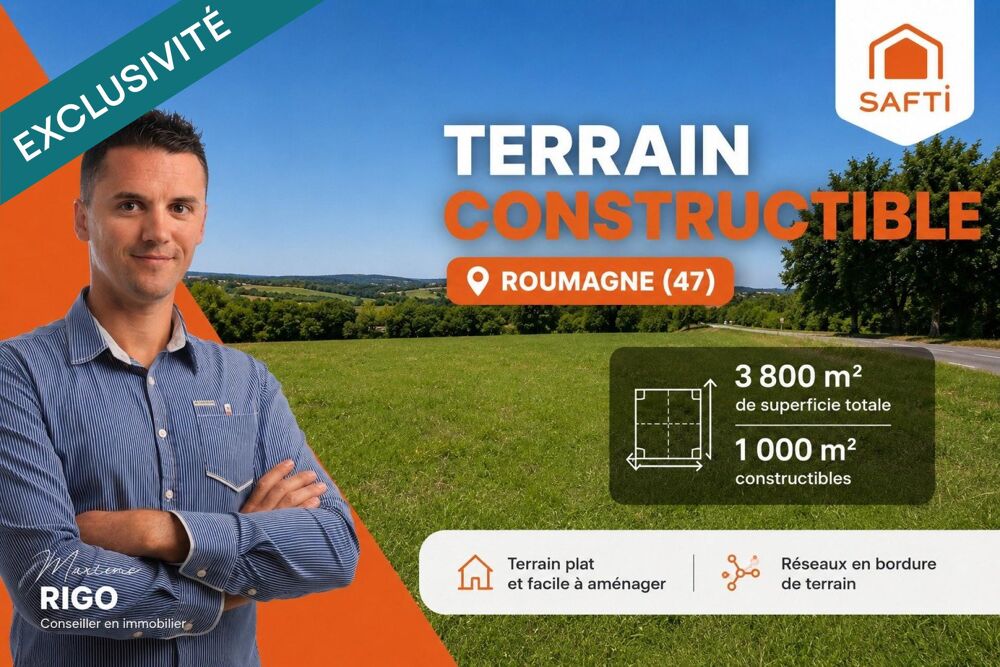 Vente Terrain Terrain constructible à Roumagne Roumagne