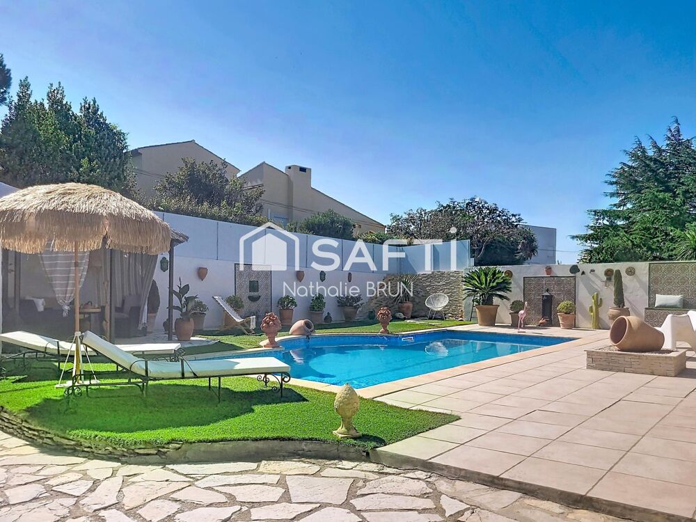 Vente Maison Villa de 154 m² + dépendance sur 587 m² de terrain Beziers