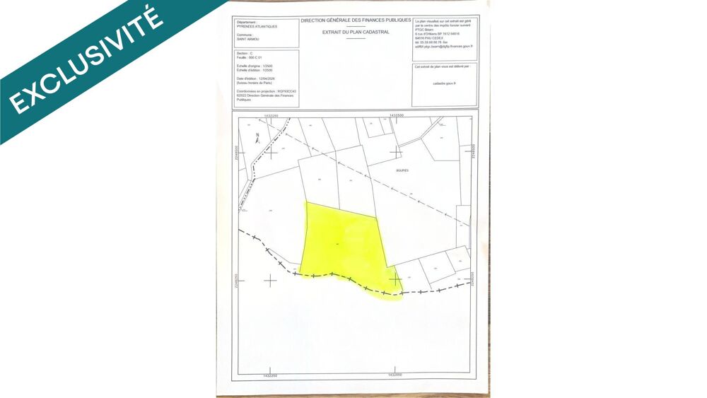 Vente Terrain Terre agricole Saint-castin