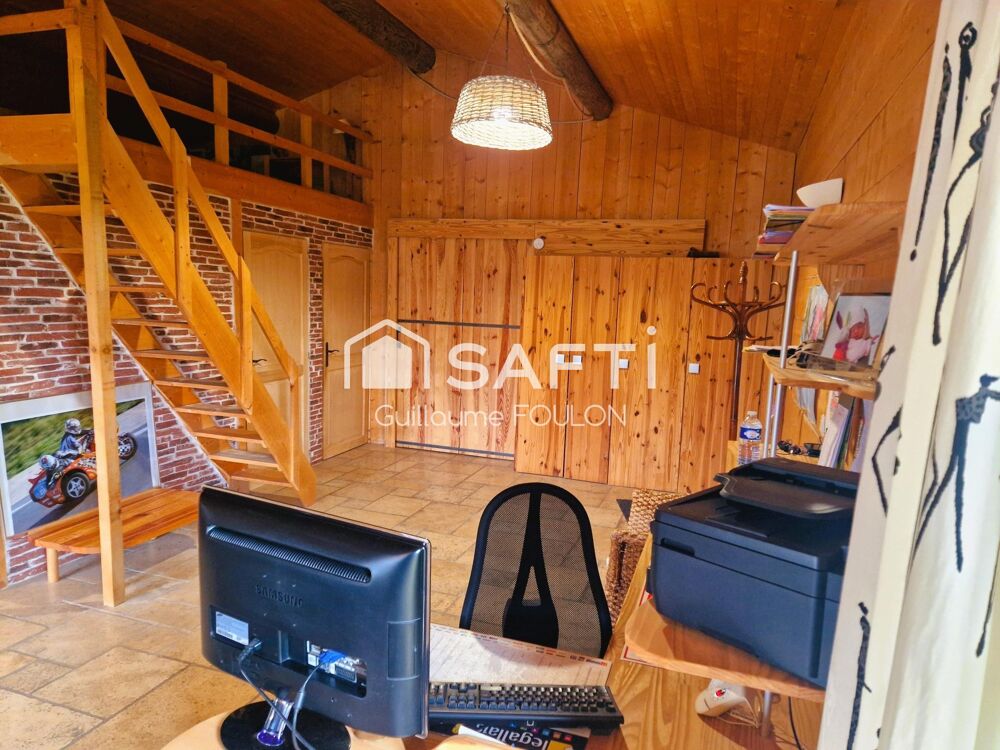 Maison en pierre de 100m², atelier aménageable, terrain constructible